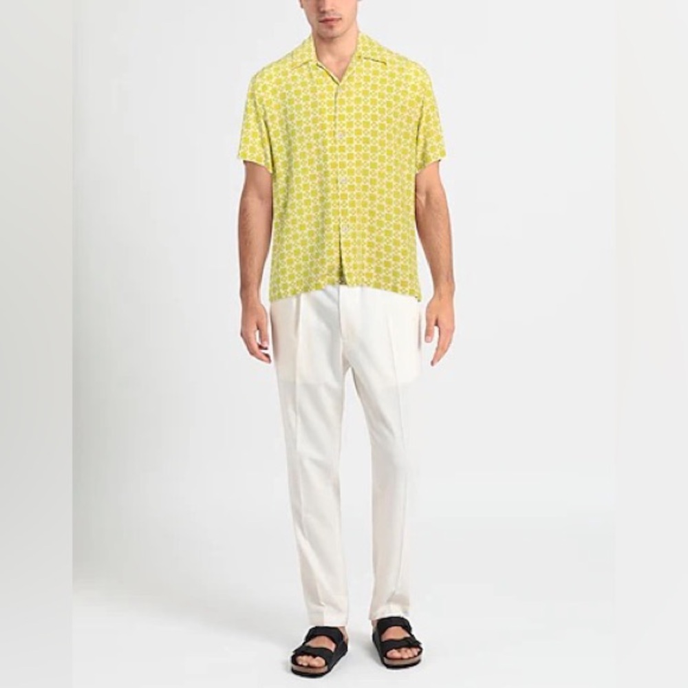 Sandro Cross Patterned Casual Button Down Size M … - image 2